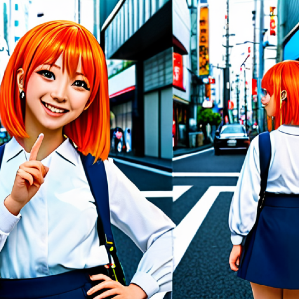 캐릭터 디자인 관련 독학 강의 추천 - **Prompt:** "A cheerful, fully clothed anime-style character design, a young woman with bright, colo...