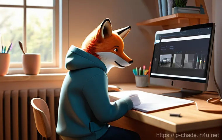 캐릭터 디자인과 3D 프린팅 기술 - **Prompt:** "A young, female character designer, mid-20s, with bright, sparkling eyes, sits in a vib...