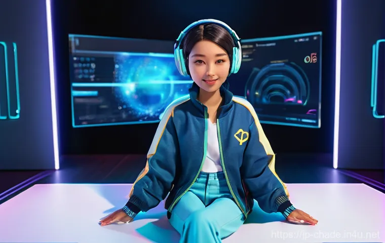 캐릭터 디자인과 영상 콘텐츠의 융합 - **Prompt:** A sleek, anime-style female character with short, flowing hair and determined eyes, dres...