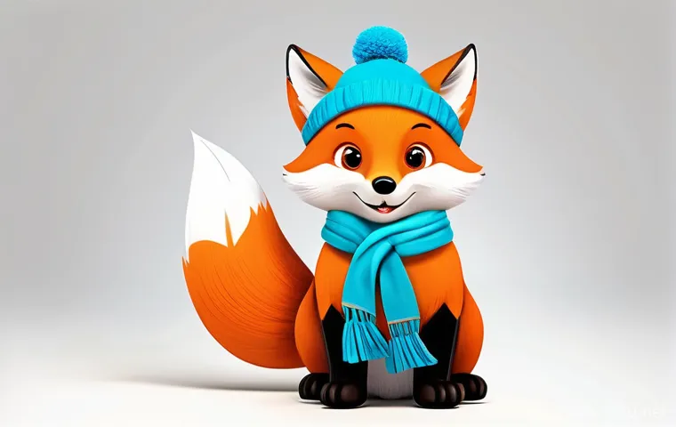 캐릭터 디자인의 예산 절감 사례 - **A charming and simplified brand mascot character.**
"A cheerful and plump, stylized fox mascot...
