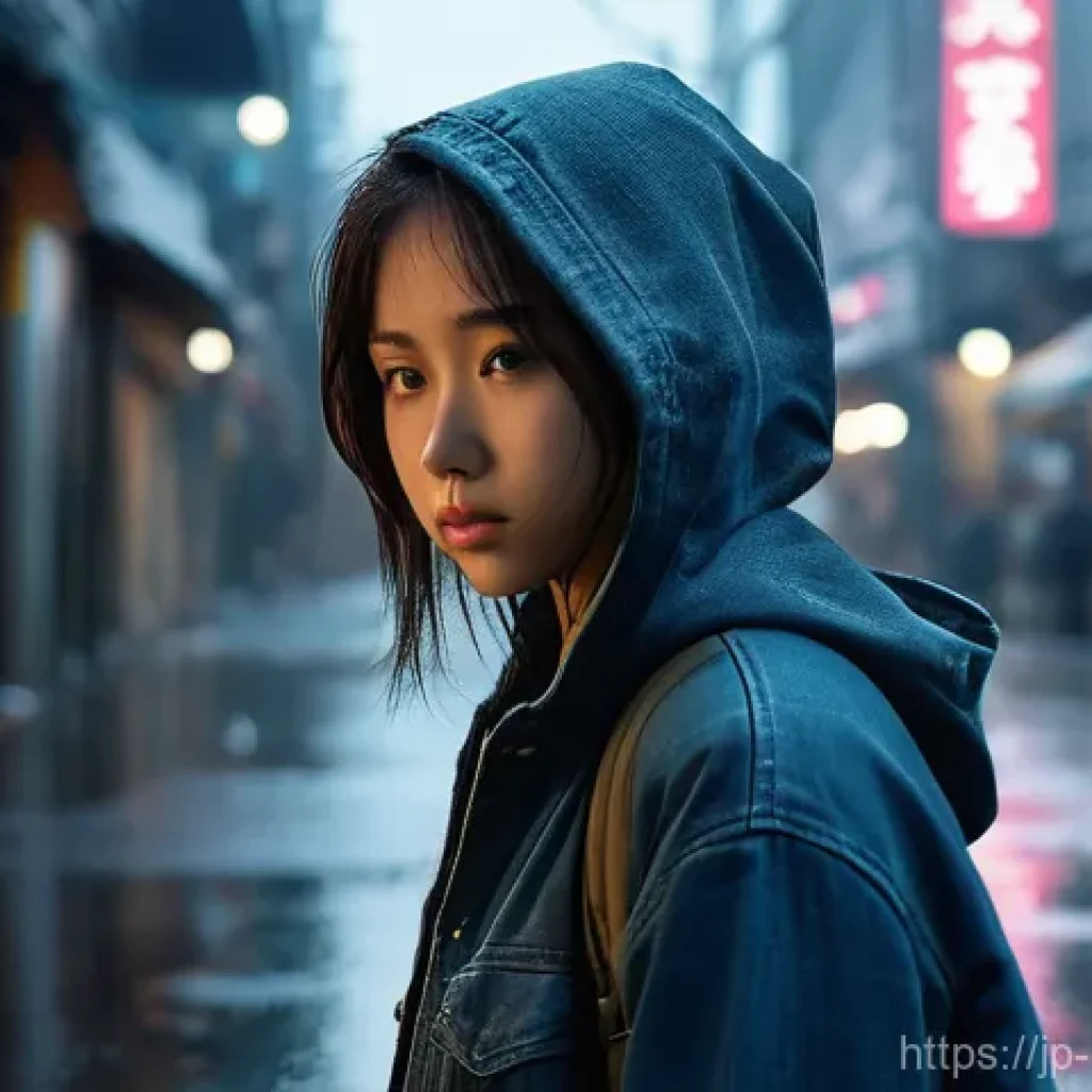 캐릭터 디자인에서 스토리 개발 방법 - **Prompt Title: "The Weight of the Past and the Spark of Tomorrow"**
    A young female character, i...