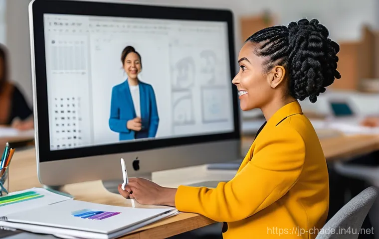 캐릭터 디자인 국제 취업 성공 사례 - **"Freelance Creator in the Web3/AI Era"**
    A young male freelance character designer in his earl...