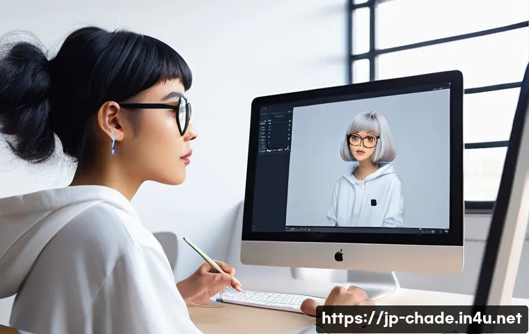캐릭터 디자인 경력자 성공 팁 - **"New Era Creative Strategist"**
    A dynamic female character designer, late 20s, with a stylish ...